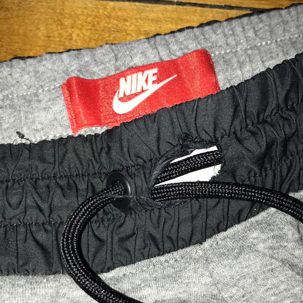 Nike Gray Women's Track Joggers with Black Waistband - Picture 4 of 6